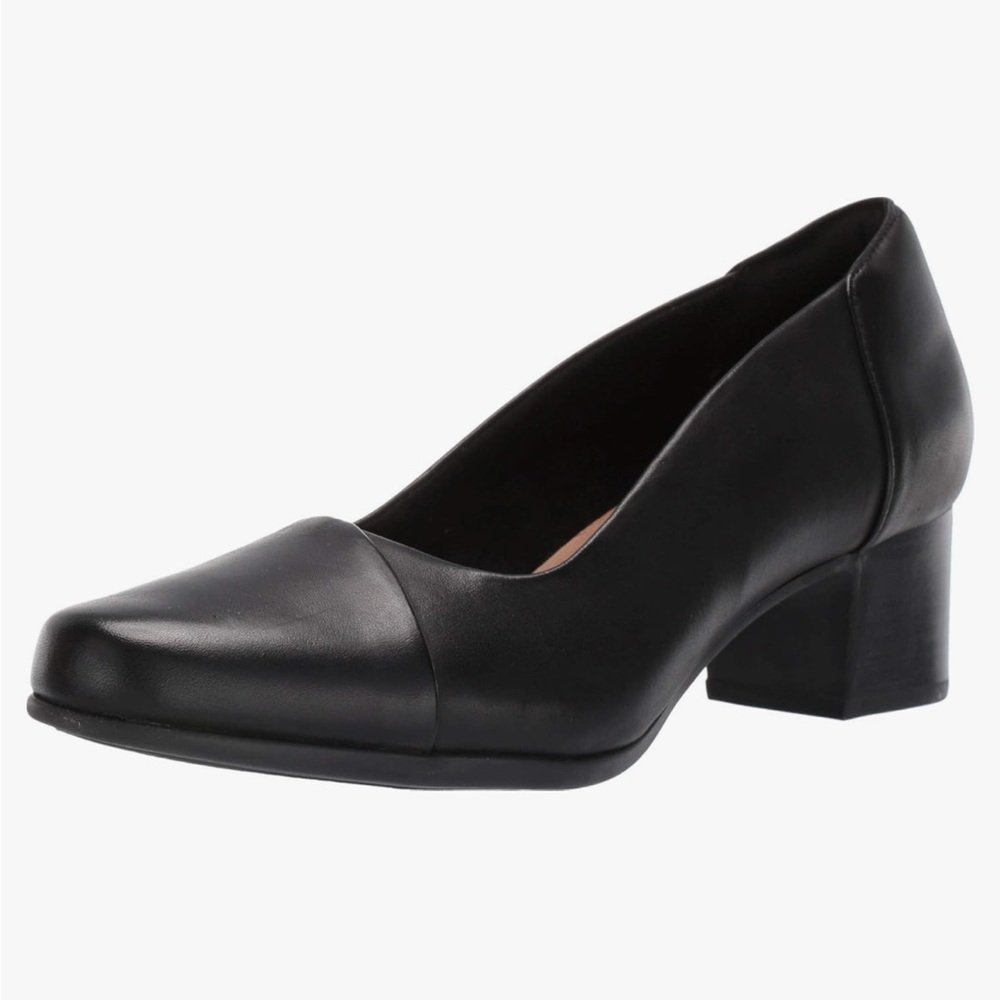Clarks Black Heels Classic Pump